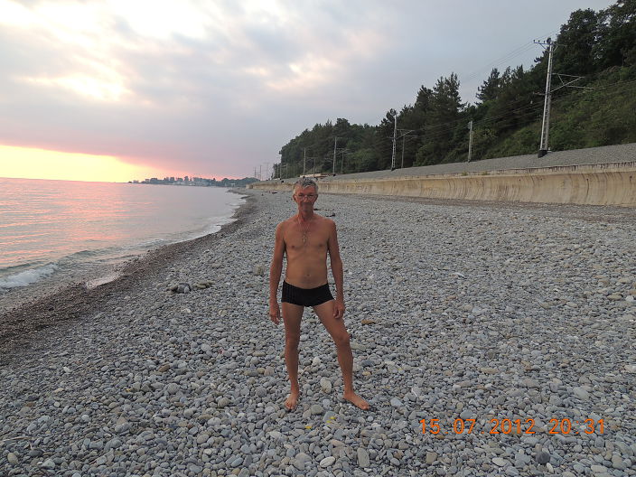 я на море