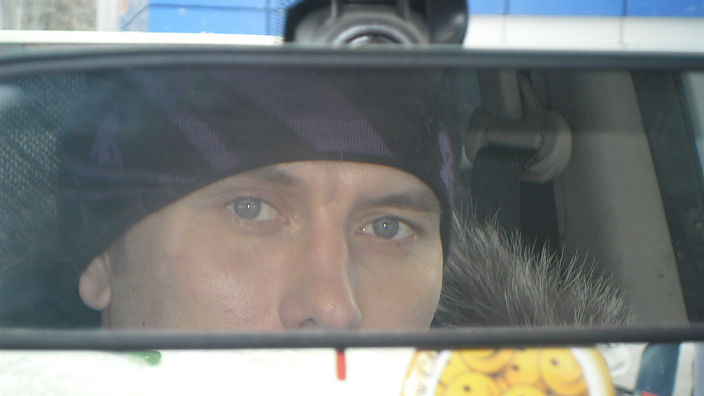 еду в машине