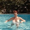 Naked in the pool
