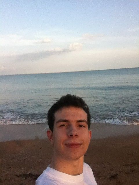 я на море