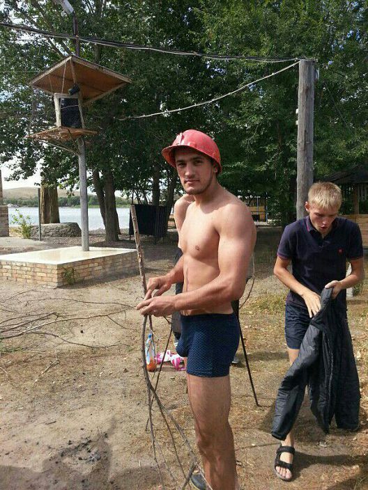 на природе