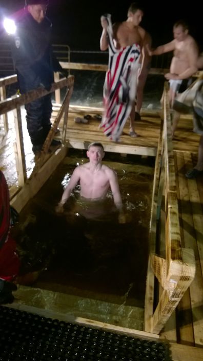 я на крещение