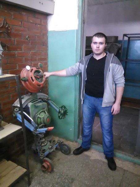 на работе