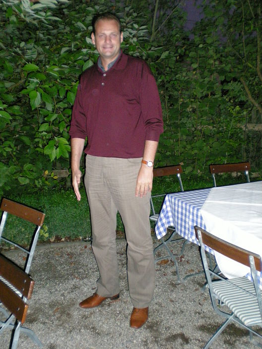 Me in a Bavarian beergarden