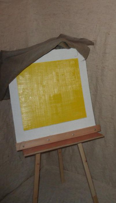 Виктор Сизов. Жёлтый квадрат, 2011 год.