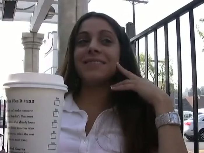 Young brunette seduced and fucked