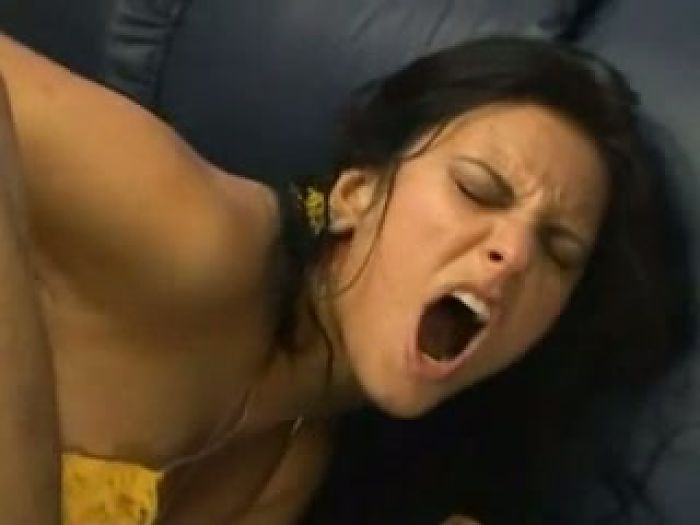 Hard anal sex with brunette