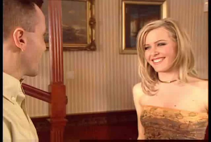 Young blonde sucked and fucked