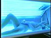 Young Kelly Trump in the Tanning Bed